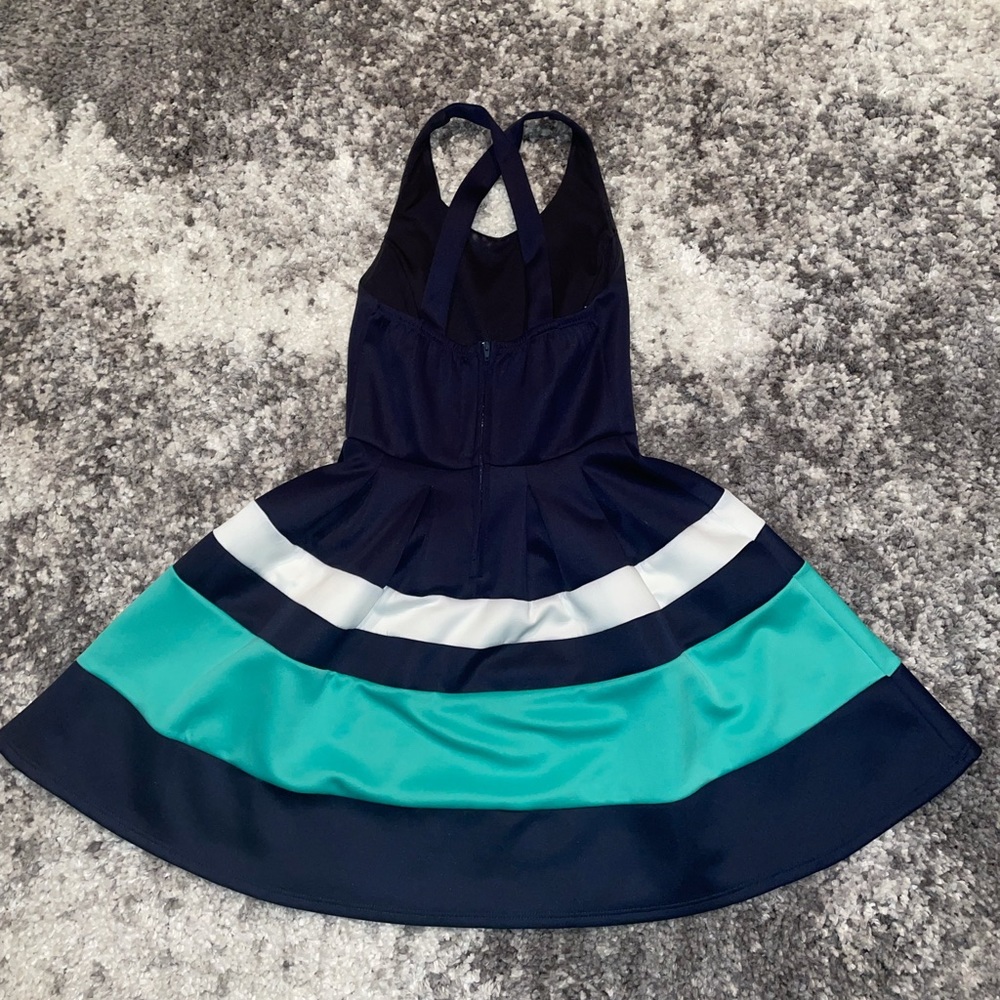 Criss-Cross Back Navy Dress!👗💗